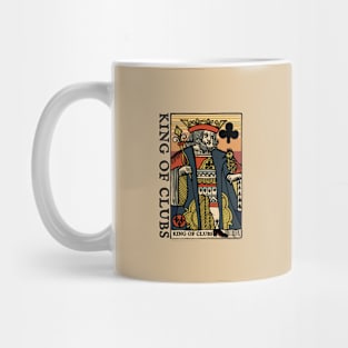 Vintage Standard Character of Playing Card King of Clubs Mug